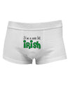 I'm A Wee Bit Irish Mens Cotton Trunk Underwear by TooLoud-Men's Trunk Underwear-TooLoud-White-Small-Davson Sales