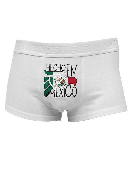 Hecho en Mexico Design - Mexican Flag Mens Cotton Trunk Underwear by TooLoud-Men's Trunk Underwear-NDS Wear-White-Small-Davson Sales