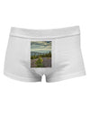 Nature Photography - Pine Kingdom Mens Cotton Trunk Underwear by NDS Wear-Men's Trunk Underwear-NDS Wear-White-Small-Davson Sales