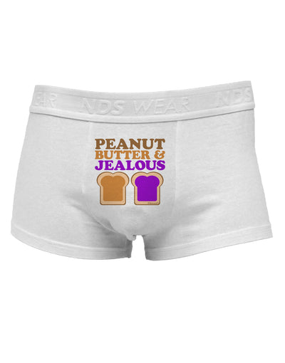 Peanut Butter and JealousMens Cotton Trunk Underwear by TooLoud-Men's Trunk Underwear-TooLoud-White-Small-Davson Sales