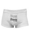 Too Kawaii to Live - B&WMens Cotton Trunk Underwear by TooLoud-Men's Trunk Underwear-NDS Wear-White-Small-Davson Sales