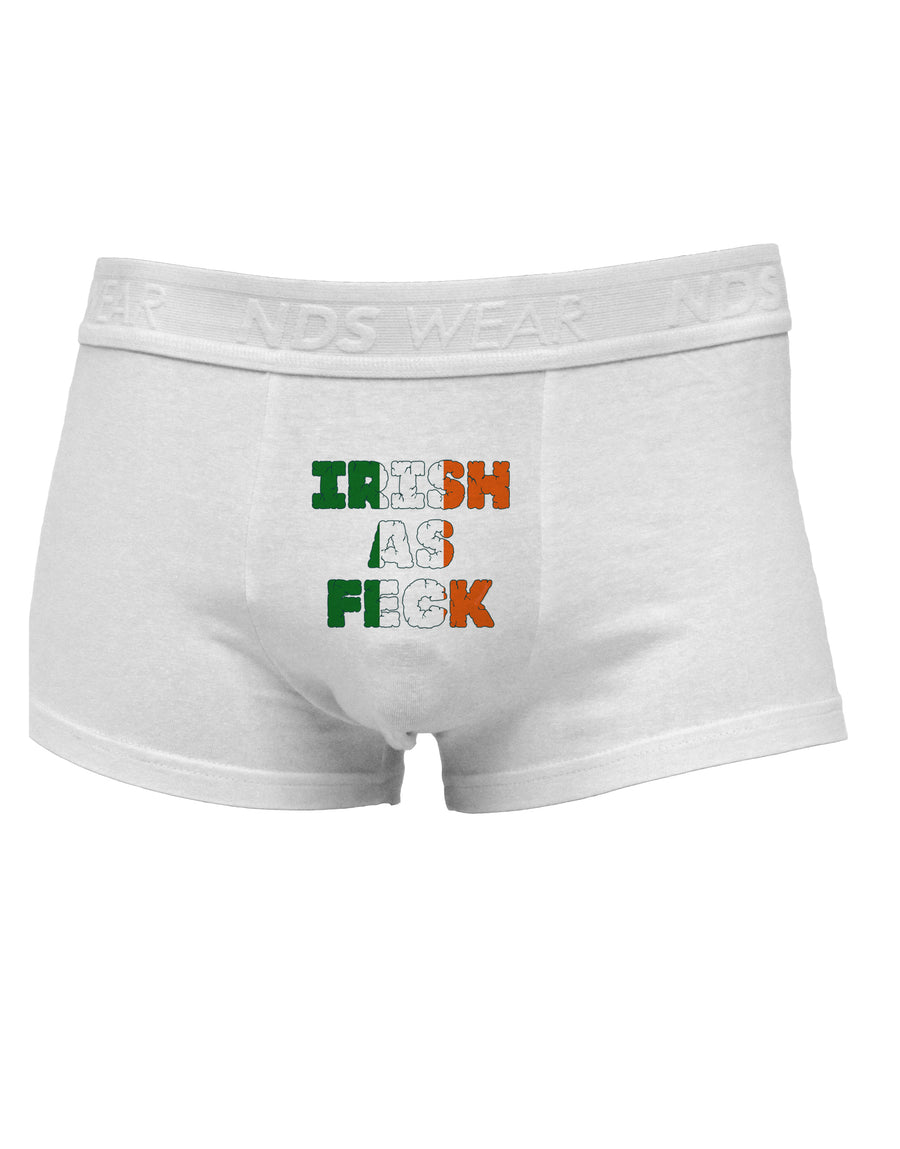 Irish As Feck Funny Mens Cotton Trunk Underwear by TooLoud-Men's Trunk Underwear-NDS Wear-White-Small-Davson Sales