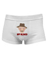 Scary Face With a Hat - Happy Halloween Mens Cotton Trunk Underwear-Men's Trunk Underwear-TooLoud-White-Small-Davson Sales