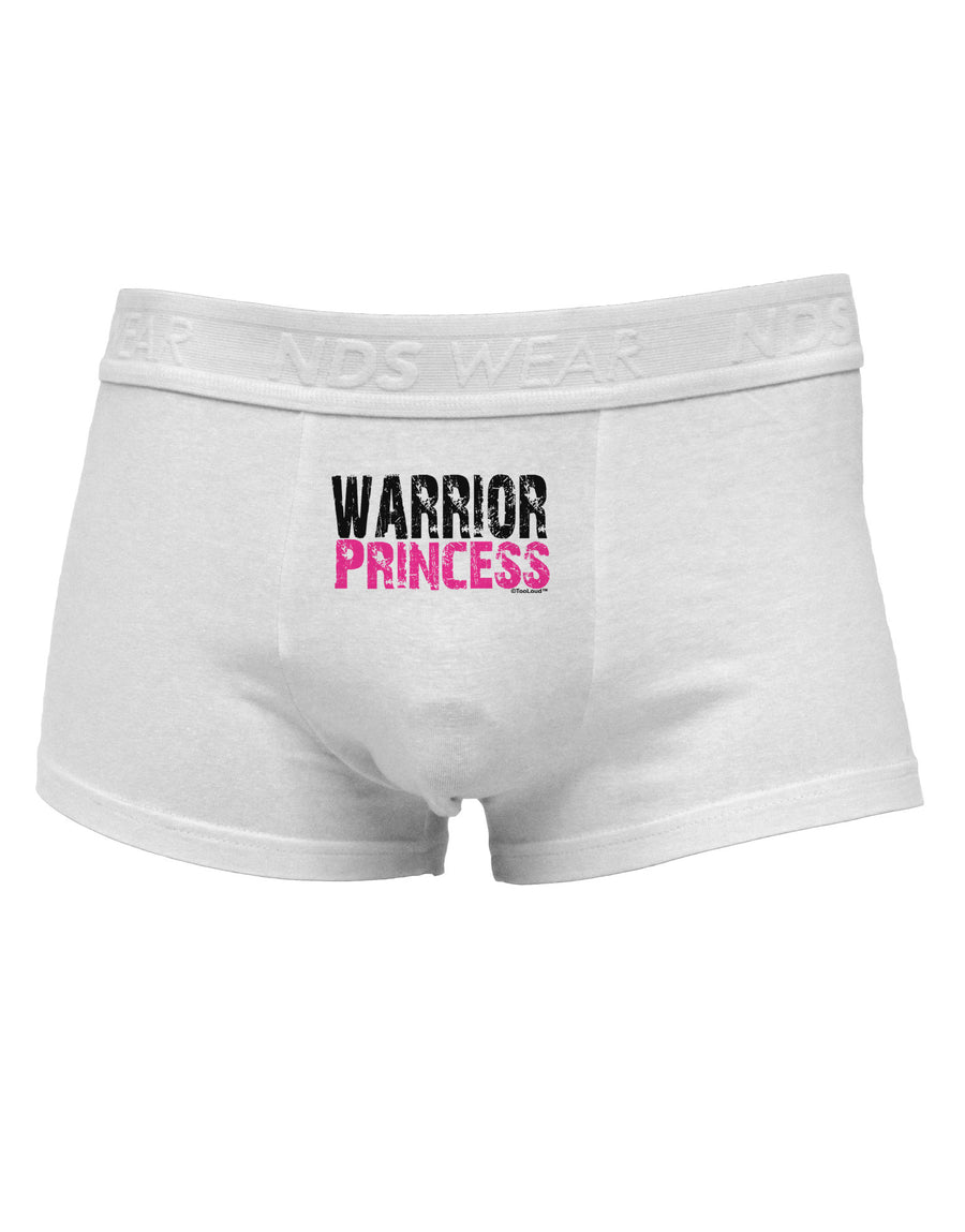 Warrior Princess Pink Mens Cotton Trunk Underwear-Men's Trunk Underwear-NDS Wear-White-Small-Davson Sales