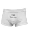 I Egg Cross Easter - Silver Glitter Mens Cotton Trunk Underwear by TooLoud-Men's Trunk Underwear-NDS Wear-White-Small-Davson Sales