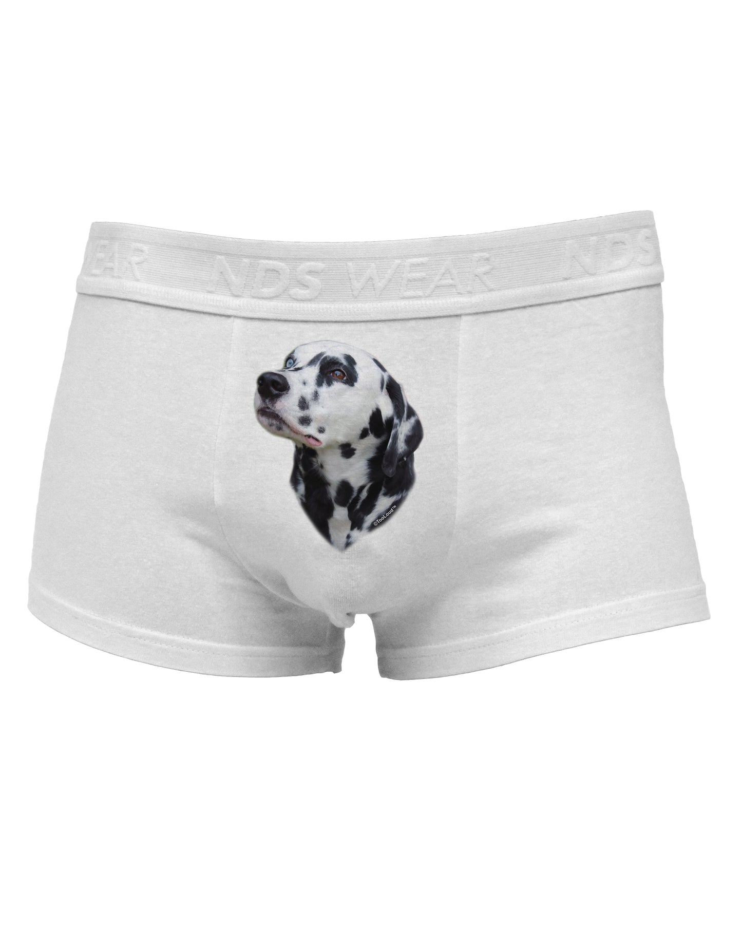Dalmatian PortraitMens Cotton Trunk Underwear by TooLoud-Men's Trunk Underwear-TooLoud-White-Small-Davson Sales