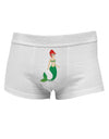 Mermaid Design - Green Mens Cotton Trunk Underwear-Men's Trunk Underwear-NDS Wear-White-Small-Davson Sales