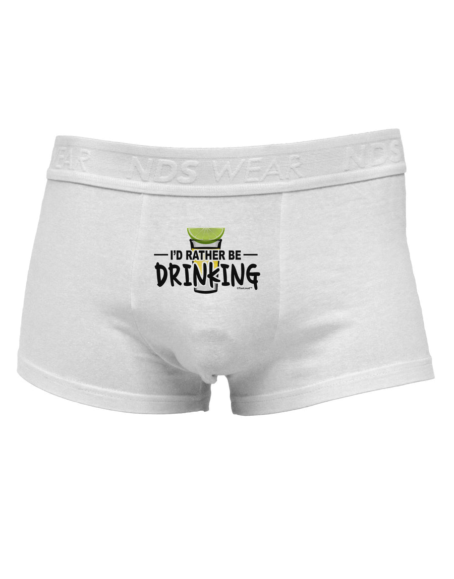 I'd Rather Be Drinking Mens Cotton Trunk Underwear-Men's Trunk Underwear-NDS Wear-White-Small-Davson Sales