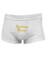 Birthday Queen Text Mens Cotton Trunk Underwear by TooLoud-Men's Trunk Underwear-NDS Wear-White-Small-Davson Sales