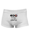 EDM - A Lifestyle Mens Cotton Trunk Underwear-Men's Trunk Underwear-NDS Wear-White-Small-Davson Sales