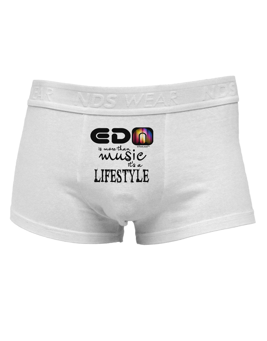 EDM - A Lifestyle Mens Cotton Trunk Underwear-Men's Trunk Underwear-NDS Wear-White-Small-Davson Sales