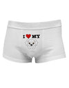 I Heart My - Cute Bulldog - WhiteMens Cotton Trunk Underwear by TooLoud-Men's Trunk Underwear-TooLoud-White-Small-Davson Sales