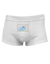 Swordfish Watercolor Mens Cotton Trunk Underwear-Men's Trunk Underwear-NDS Wear-White-Small-Davson Sales