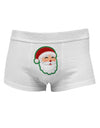 Cute Santa Claus Face Faux Applique Mens Cotton Trunk Underwear-Men's Trunk Underwear-TooLoud-White-Small-Davson Sales