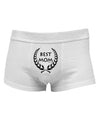 Best Mom - Wreath Design Mens Cotton Trunk Underwear by TooLoud-Men's Trunk Underwear-NDS Wear-White-Small-Davson Sales