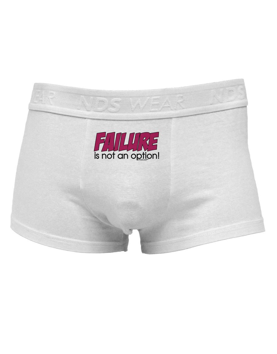 Failure Is Not An Option Distressed Mens Cotton Trunk Underwear by TooLoud-Men's Trunk Underwear-NDS Wear-White-Small-Davson Sales