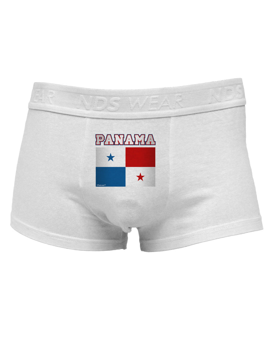 Panama Flag Mens Cotton Trunk Underwear-Men's Trunk Underwear-NDS Wear-White-Small-Davson Sales