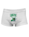 Green Beer - Inside You Mens Cotton Trunk Underwear-Men's Trunk Underwear-NDS Wear-White-Small-Davson Sales