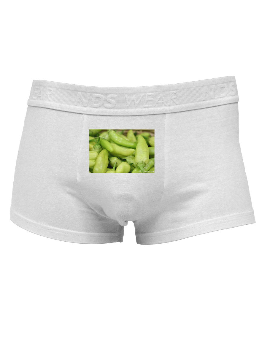 Buy Local - Jalapenos Mens Cotton Trunk Underwear-Men's Trunk Underwear-NDS Wear-White-Small-Davson Sales