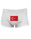 Turkey Flag Mens Cotton Trunk Underwear by TooLoud-Men's Trunk Underwear-NDS Wear-White-Small-Davson Sales