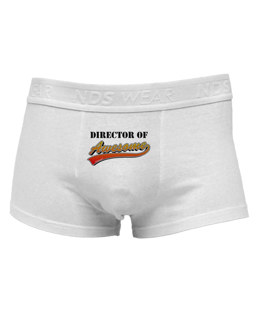 Director Of Awesome Mens Cotton Trunk Underwear-Men's Trunk Underwear-NDS Wear-White-Small-Davson Sales