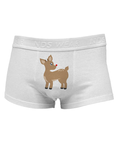 Cute Little Rudolph the Reindeer - Christmas Mens Cotton Trunk Underwear by TooLoud-Men's Trunk Underwear-NDS Wear-White-Small-Davson Sales