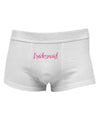 Bridesmaid Design - Diamonds - Color Mens Cotton Trunk Underwear-Men's Trunk Underwear-NDS Wear-White-Small-Davson Sales