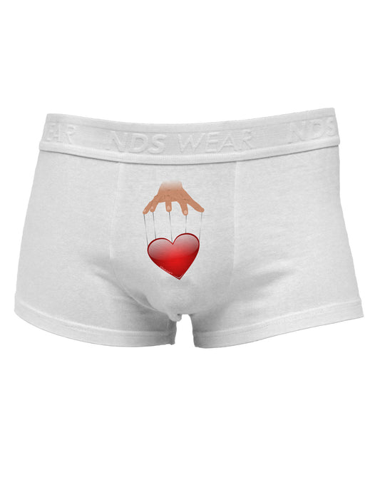 Heart on Puppet Strings Mens Cotton Trunk Underwear-Men's Trunk Underwear-NDS Wear-White-Small-Davson Sales