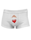 Heart on Puppet Strings Mens Cotton Trunk Underwear-Men's Trunk Underwear-NDS Wear-White-Small-Davson Sales