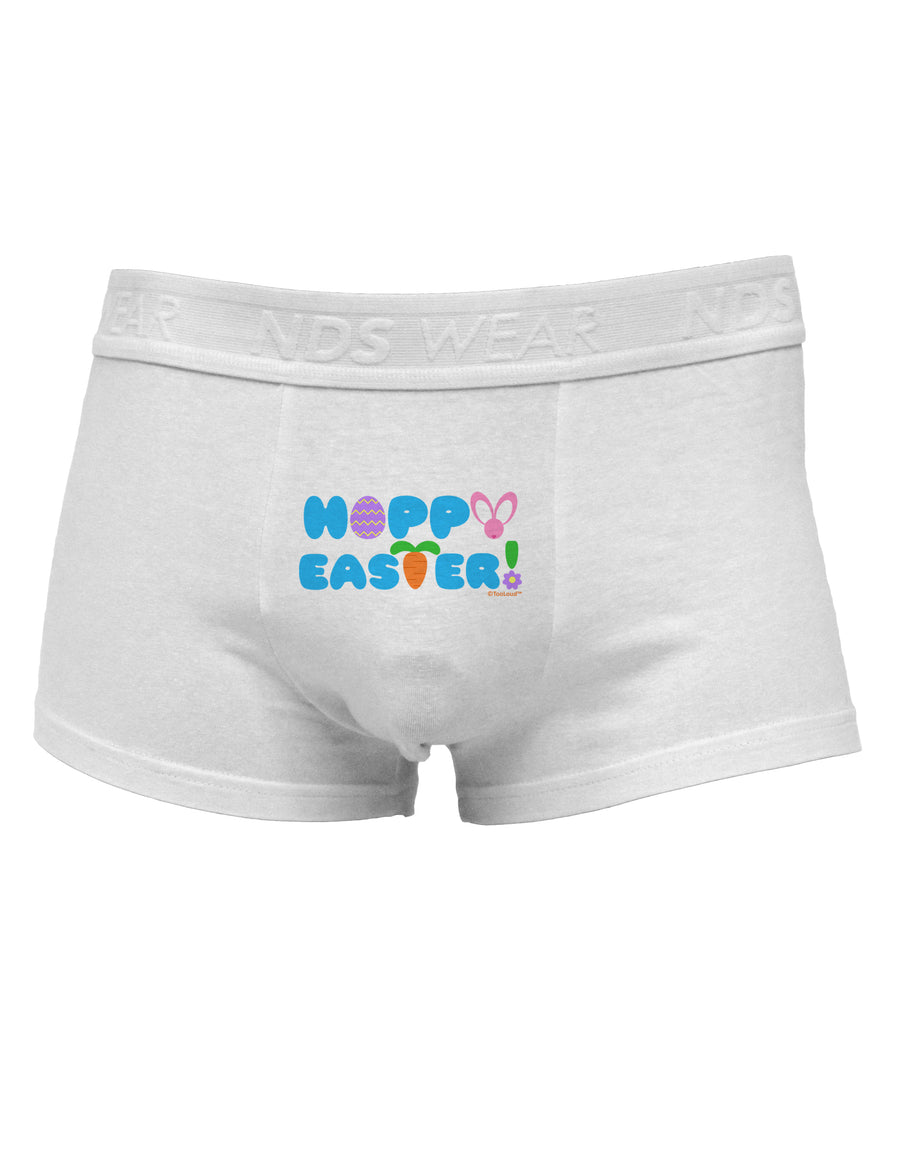 Cute Decorative Hoppy Easter Design Mens Cotton Trunk Underwear by TooLoud-Men's Trunk Underwear-NDS Wear-White-Small-Davson Sales