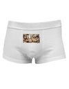 Buy Local Produce Potatoes Text Mens Cotton Trunk Underwear-Men's Trunk Underwear-NDS Wear-White-Small-Davson Sales