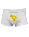 Cute Chick with Bow Mens Cotton Trunk Underwear by TooLoud-Men's Trunk Underwear-NDS Wear-White-Small-Davson Sales