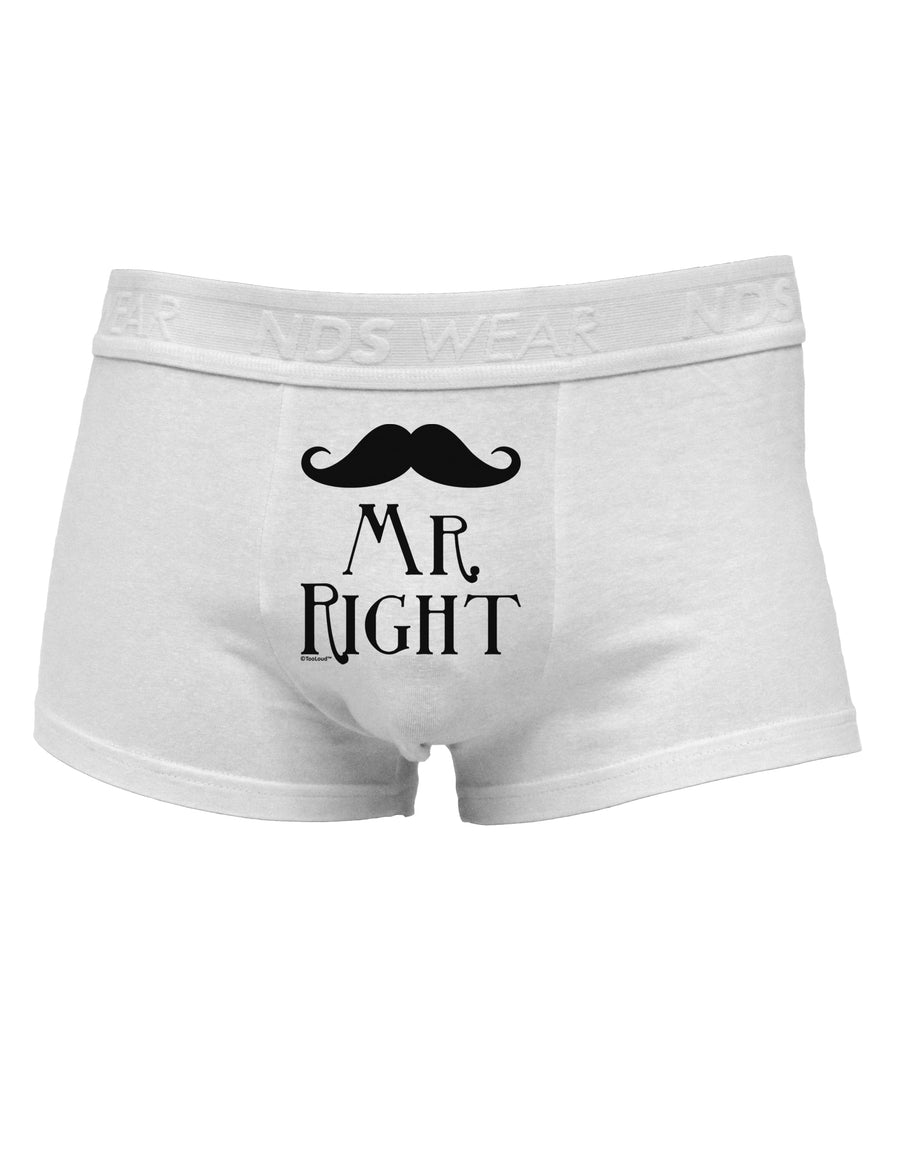 - Mr Right Mens Cotton Trunk Underwear-Men's Trunk Underwear-NDS Wear-White-Small-Davson Sales