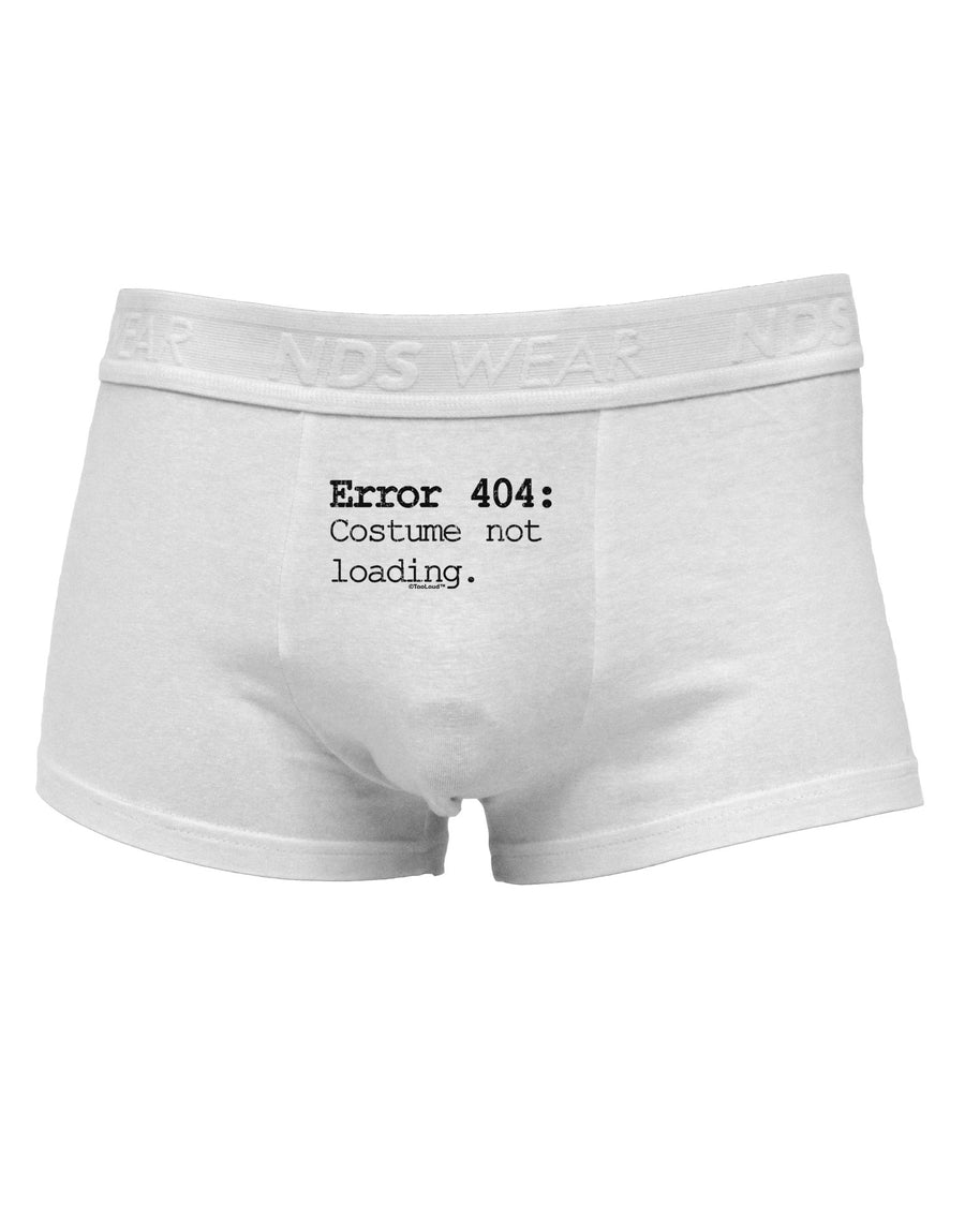 Error 404 Costume Distressed Mens Cotton Trunk Underwear-Men's Trunk Underwear-NDS Wear-White-Small-Davson Sales