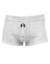 Golden Fleece Black and White DesignMens Cotton Trunk Underwear by TooLoud-Men's Trunk Underwear-NDS Wear-White-Small-Davson Sales