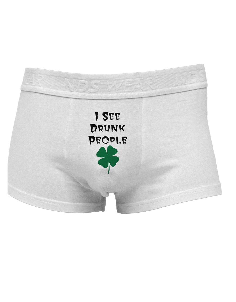 I See Drunk People Funny Mens Cotton Trunk Underwear by TooLoud-Men's Trunk Underwear-NDS Wear-White-Small-Davson Sales