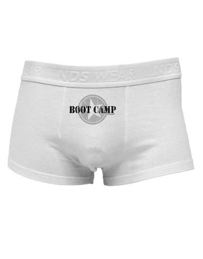 Boot Camp Distressed Text Mens Cotton Trunk Underwear by TooLoud-Men's Trunk Underwear-NDS Wear-White-Small-Davson Sales