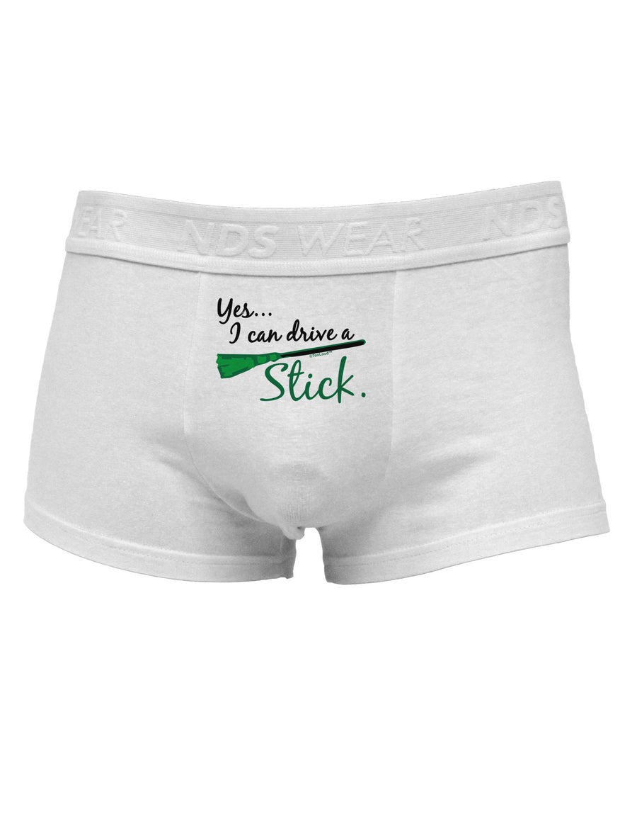 Drive Stick Green Mens Cotton Trunk Underwear-Men's Trunk Underwear-NDS Wear-White-Small-Davson Sales