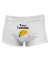 Taco Tuesday DesignMens Cotton Trunk Underwear by TooLoud-Men's Trunk Underwear-NDS Wear-White-Small-Davson Sales