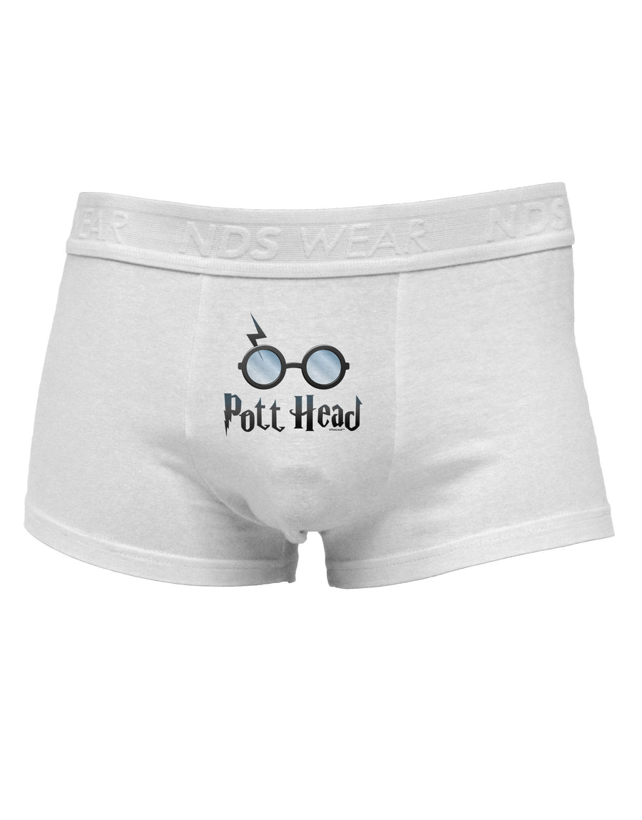 Pott Head Magic Glasses Mens Cotton Trunk Underwear-Men's Trunk Underwear-NDS Wear-White-Small-Davson Sales