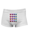 Colorful Cupcake PatternMens Cotton Trunk Underwear by TooLoud-Men's Trunk Underwear-TooLoud-White-Small-Davson Sales