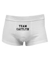 Team Caitlyn Mens Cotton Trunk Underwear-Men's Trunk Underwear-NDS Wear-White-Small-Davson Sales