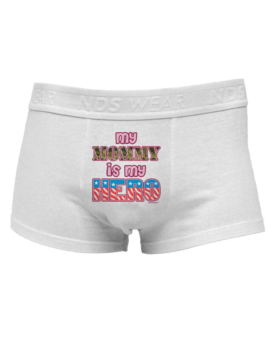 My Mommy is My Hero - Armed Forces - Pink Mens Cotton Trunk Underwear by TooLoud-Men's Trunk Underwear-NDS Wear-White-Small-Davson Sales