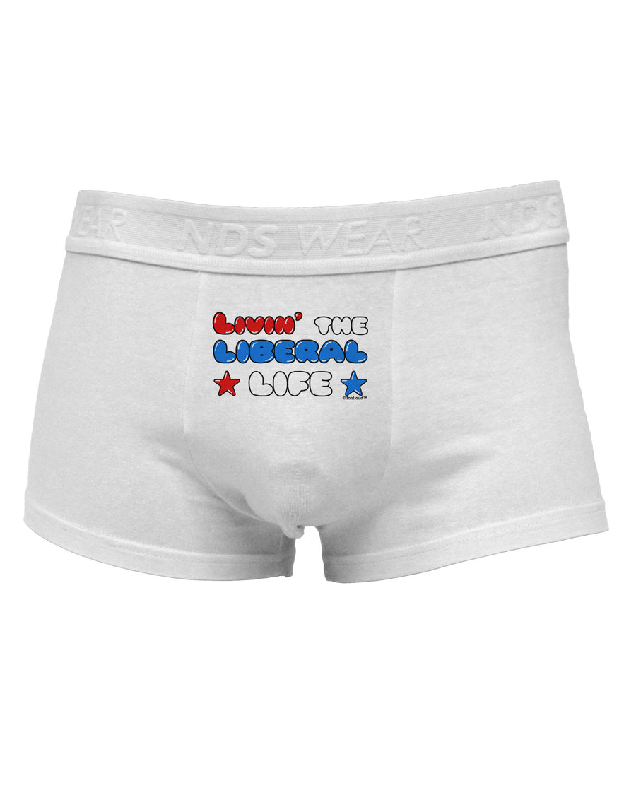 The Liberal Life Mens Cotton Trunk Underwear-Men's Trunk Underwear-NDS Wear-White-Small-Davson Sales