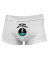 Future Astronaut Color Mens Cotton Trunk Underwear-Men's Trunk Underwear-NDS Wear-White-Small-Davson Sales
