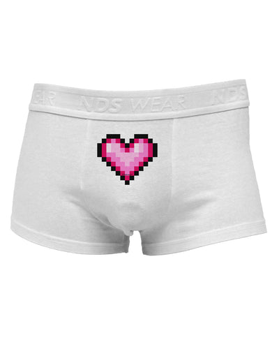 Pixel Heart Design B - Valentine's DayMens Cotton Trunk Underwear by TooLoud-Men's Trunk Underwear-NDS Wear-White-Small-Davson Sales