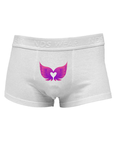 Cute Angel Wings Pair Heart Mens Cotton Trunk Underwear-Men's Trunk Underwear-TooLoud-White-Small-Davson Sales