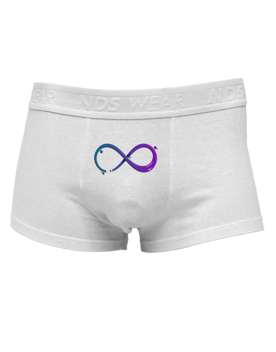 Painted Infinity Mens Cotton Trunk Underwear-Men's Trunk Underwear-NDS Wear-White-Small-Davson Sales