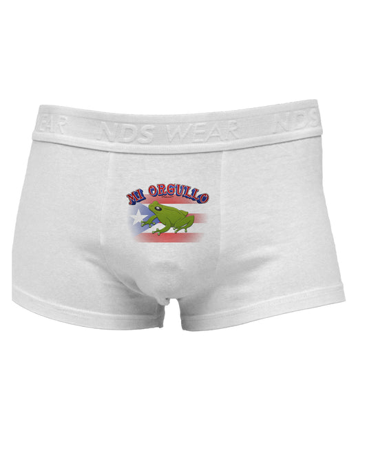 Mi Orgullo Coqui Mens Cotton Trunk Underwear-Men's Trunk Underwear-NDS Wear-White-Small-Davson Sales