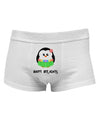 Happy Huladays Holiday Penguin - Christmas Mens Cotton Trunk Underwear-Men's Trunk Underwear-TooLoud-White-Small-Davson Sales